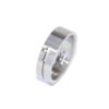 Edelstahlring mit Kreuz Motiv