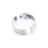 Edelstahlring mit Zirkonia und Drachen Motiv