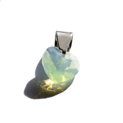 Swarovski XILION Herz Kristall Anhänger Chrysolite Opal