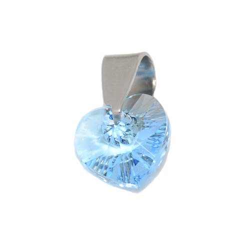 Swarovski XILION Herz Kristall Anhänger Aquamarine