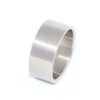 Edelstahlring basic breit